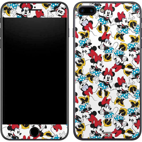 Disney Minnie Mouse Rockin Minnie Pattern iPhone 8 Plus Skin